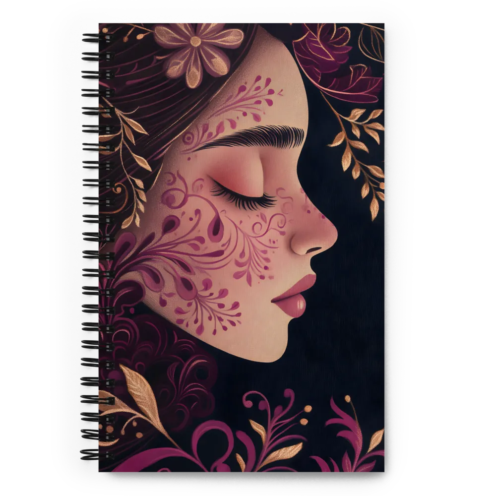 Serenity in Bloom | Spiral Notebook