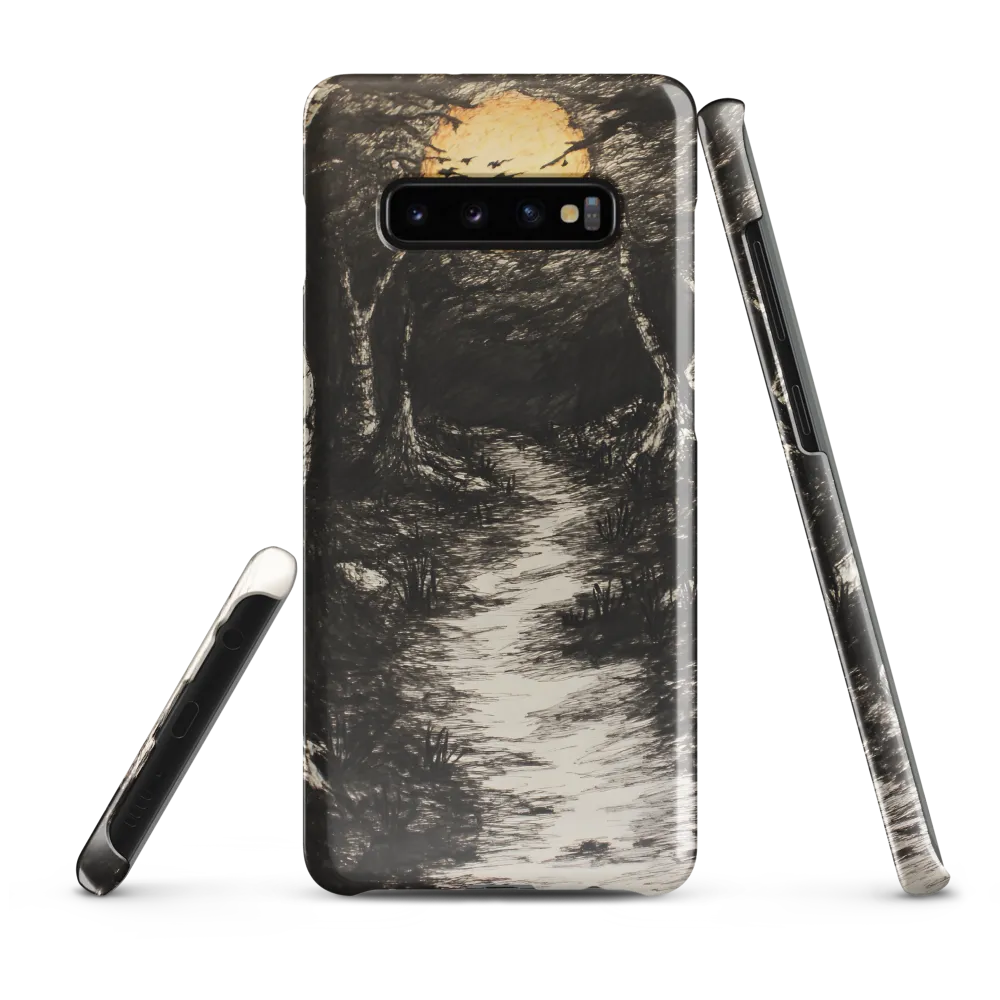 Moonlit Path Through the Enigmatic Forest | Phone Case |  S10 Plus | Snap Case | Glossy