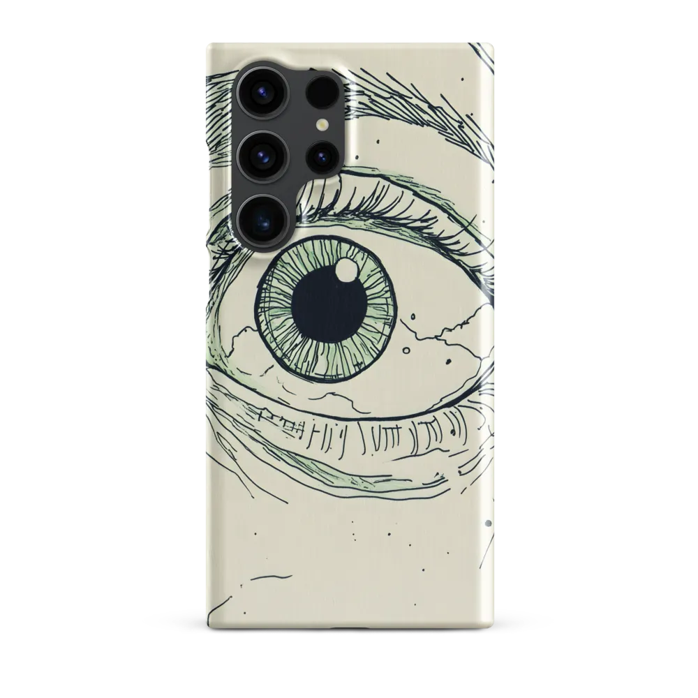 Observant Gaze | Phone Case |  S23 Ultra | Snap Case | Glossy