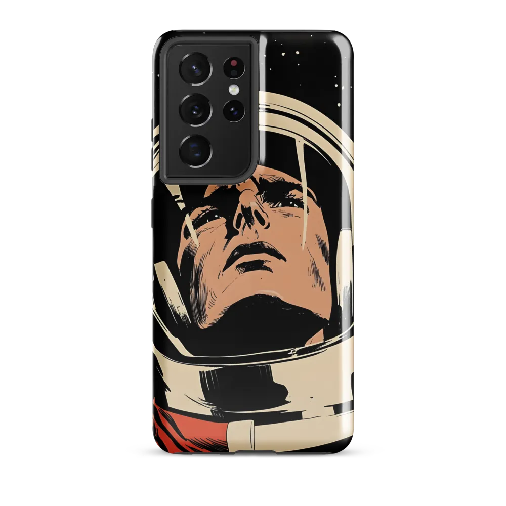 Gaze of the Astronaut | Phone Case |  S21 Ultra | Tough Case | Glossy
