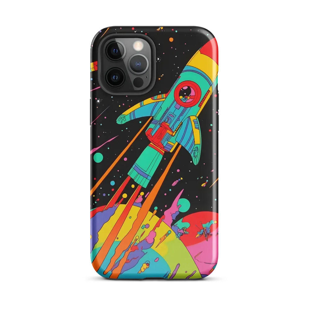 Cosmic Voyage: The Neon Lift-Off