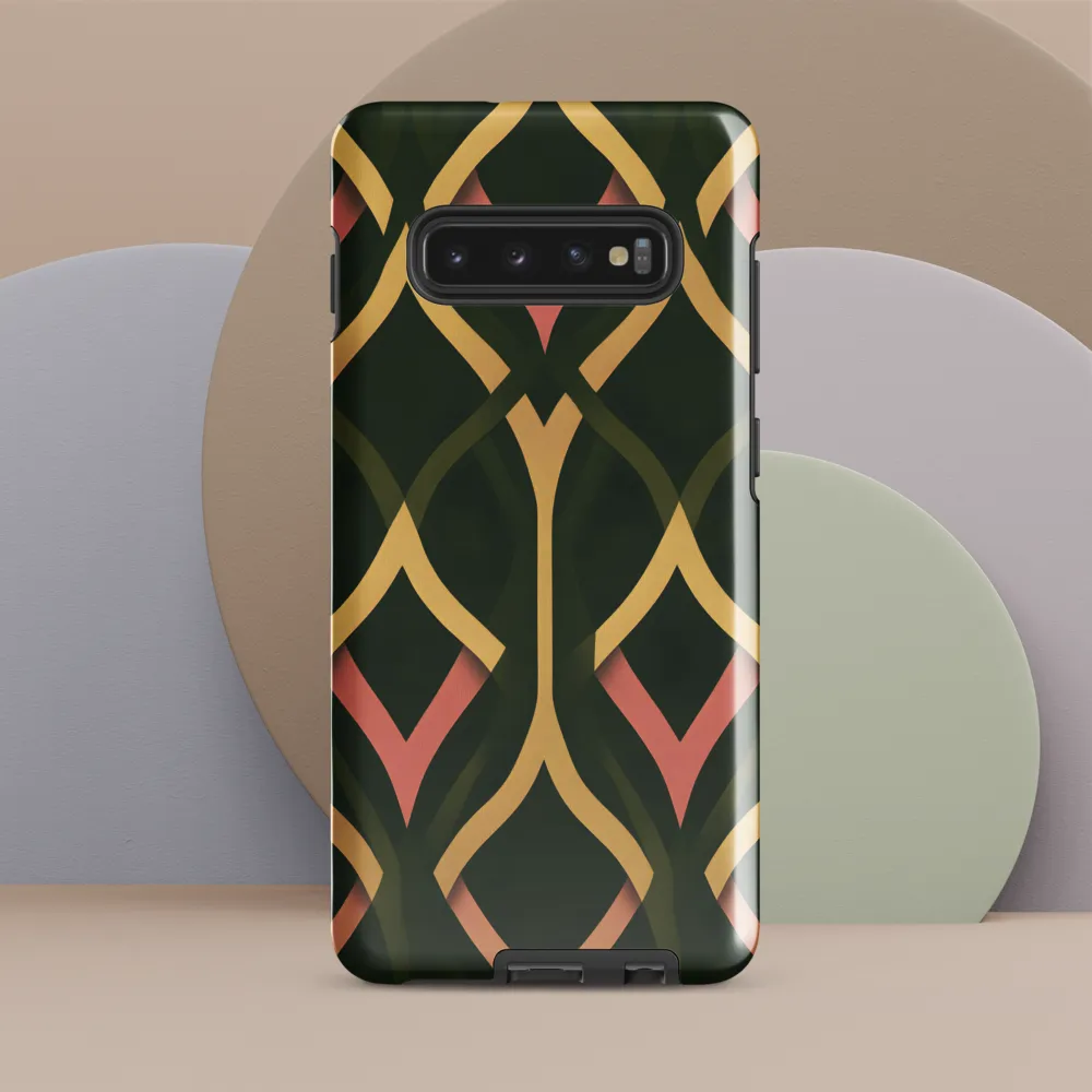 Interwoven Elegance | Phone Case |  S10 Plus | Tough Case | Glossy