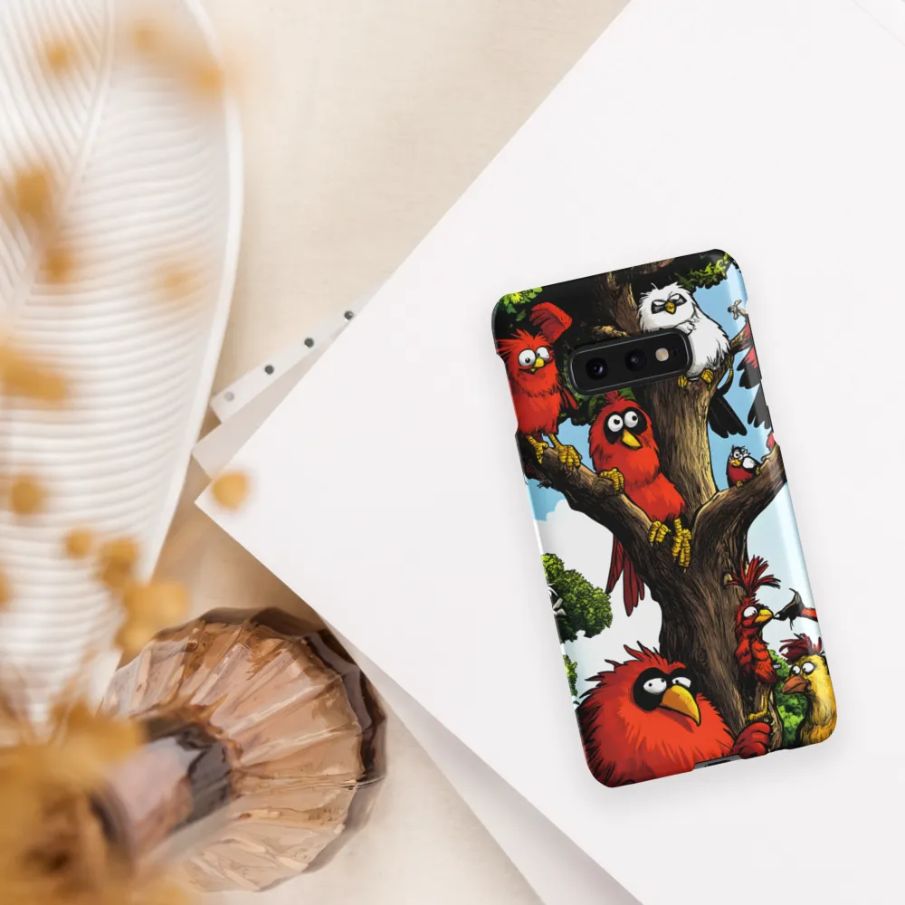 Whimsical Avian Gathering