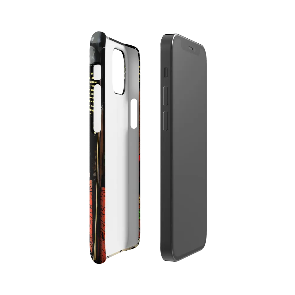 Nocturnal Cityscape: The Hidden Alley | Phone Case |  12 Mini | Snap Case | Matte