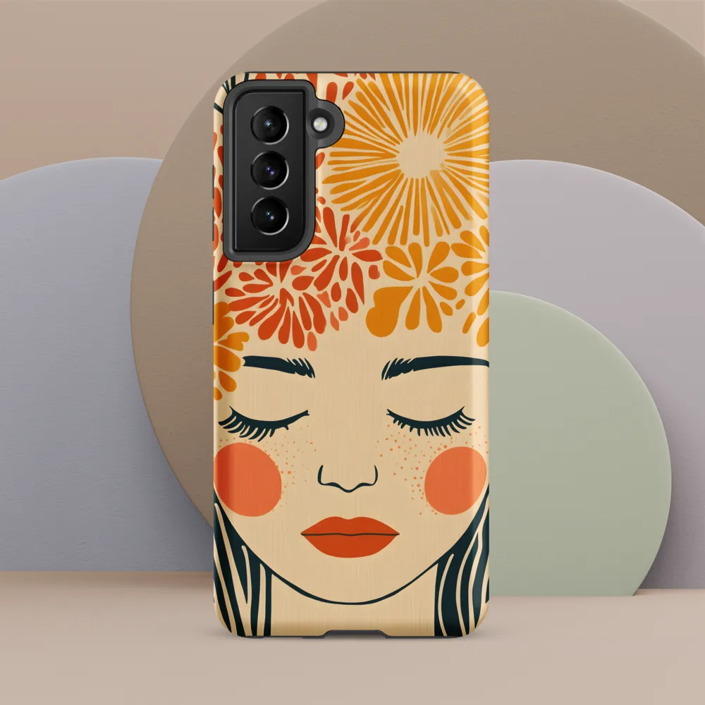 Serenity in Bloom | Phone Case |  S21 FE | Tough Case | Matte