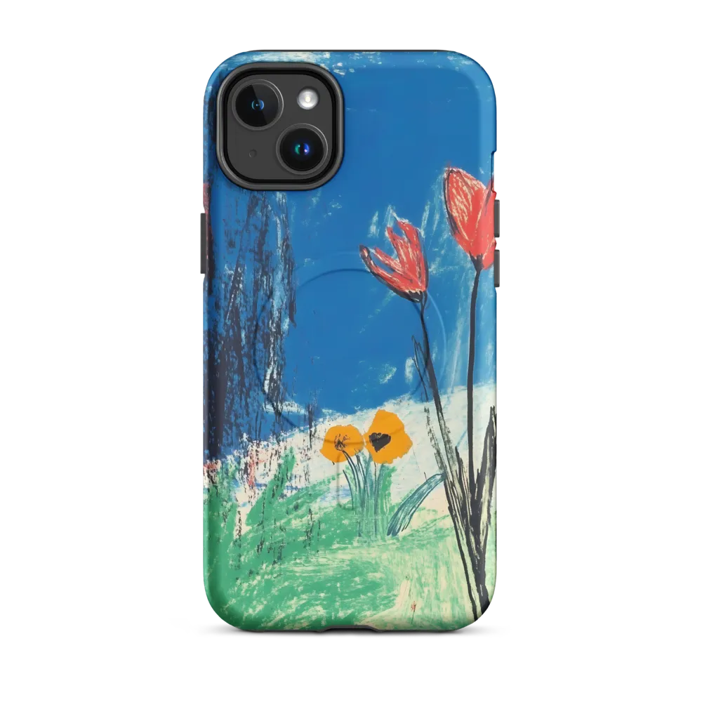 Joyful Blossoms in Blue