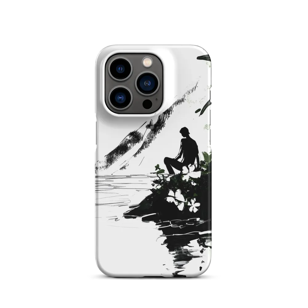 Contemplation by the Water | Phone Case |  14 Pro | Snap Case | Matte