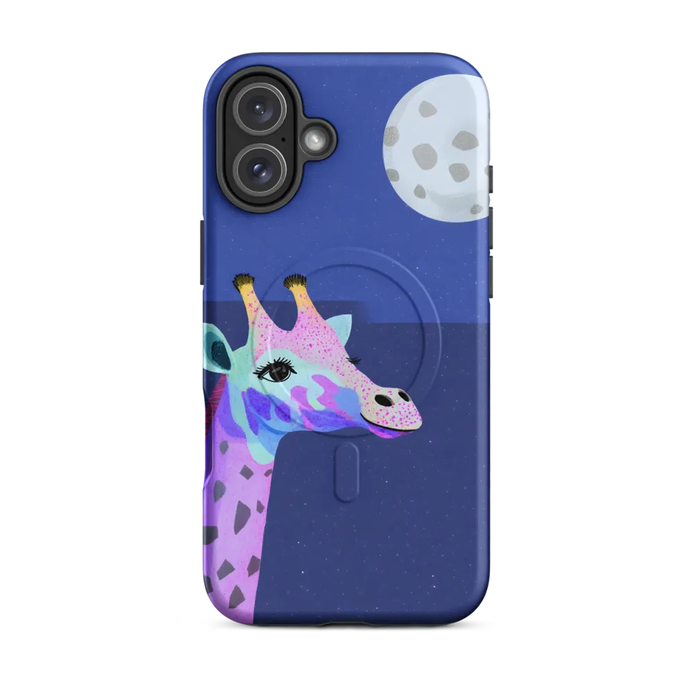Whimsical Giraffe Under the Stars