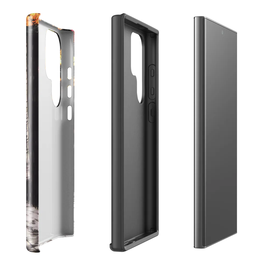 Eclipsed Cityscape | Phone Case |  S23 Ultra | Tough Case | Glossy