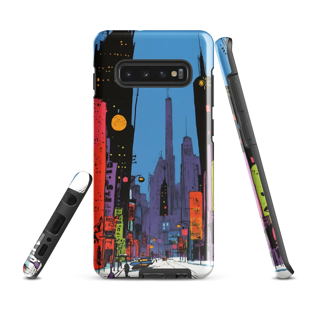 Neon City Dreams | Phone Case |  S10 Plus | Tough Case | Glossy