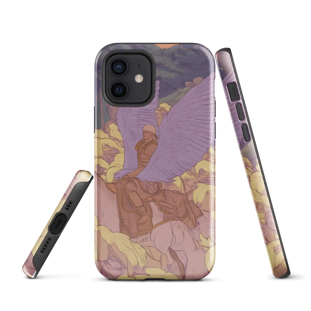 The Winged Guardian | Phone Case |  12 | Tough Case | Glossy