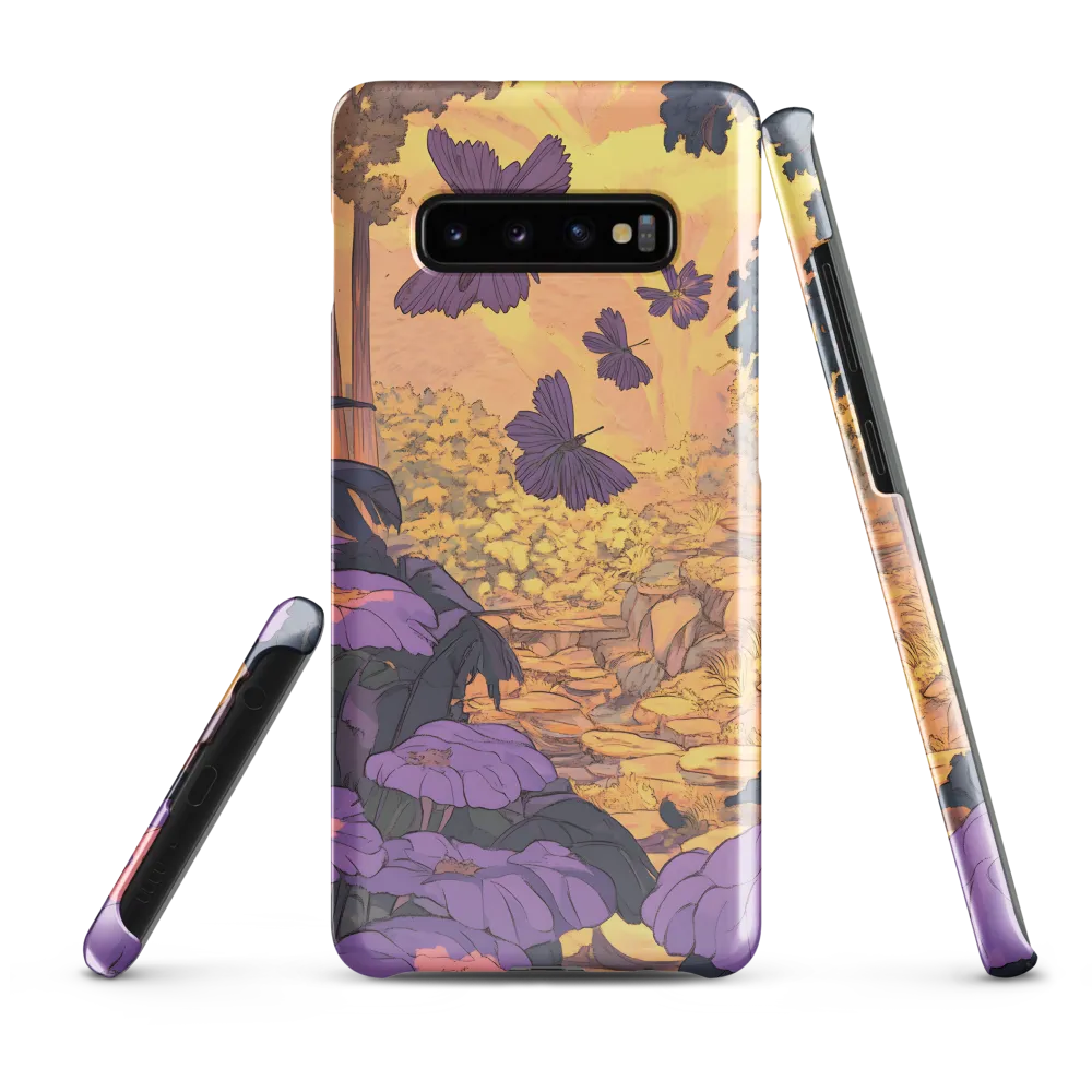 A Serene Dance of Butterflies | Phone Case |  S10 Plus | Snap Case | Glossy