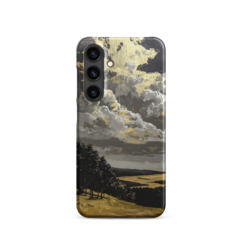 Golden Serenity in a Dramatic Sky