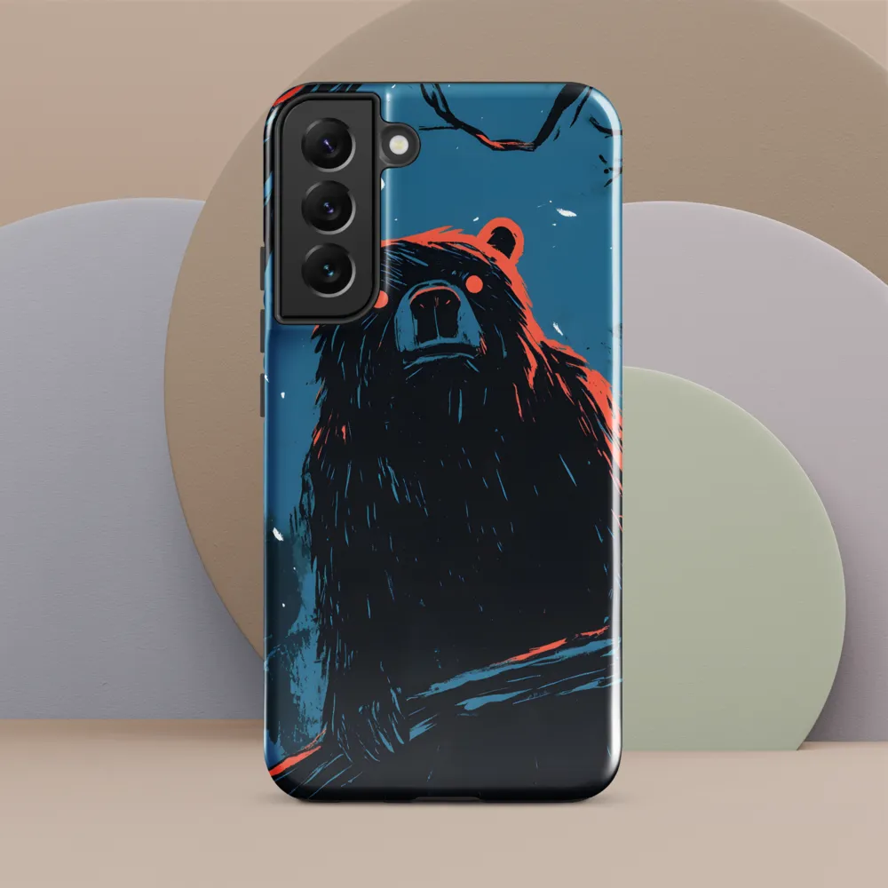 Eerie Majesty: A Bear in the Night