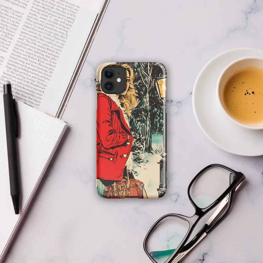 Winter Glamour in Red | Phone Case |  11 | Snap Case | Glossy