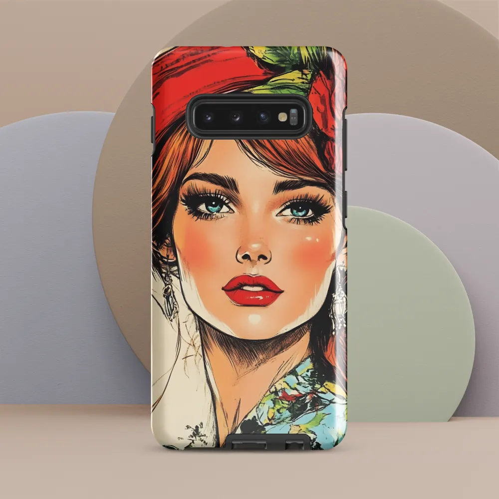 Radiant Elegance: A Portrait of Timeless Beauty | Phone Case |  S10 Plus | Tough Case | Glossy