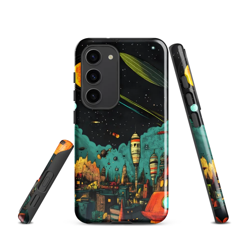 Galactic Cityscape: A Journey Through Imagination