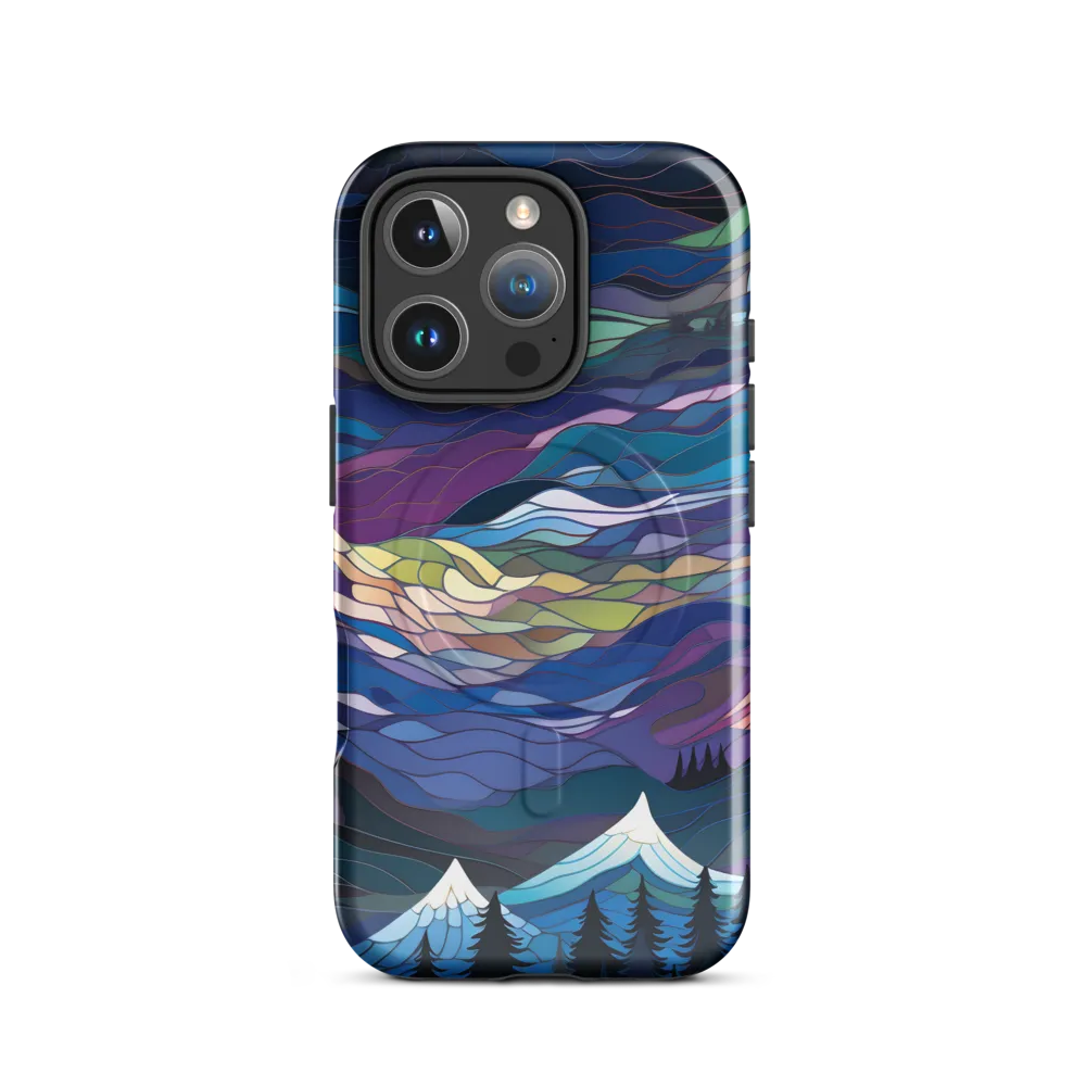 Twilight Peaks: An Abstract Mountain Landscape