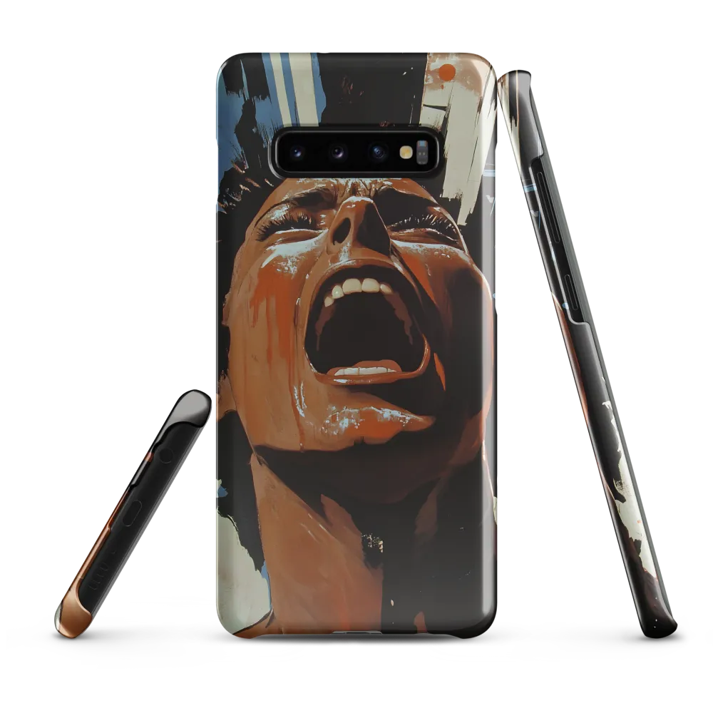 Raw Emotion: The Anguish Within | Phone Case |  S10 Plus | Snap Case | Glossy