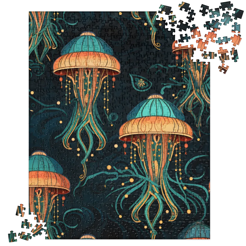 Symphony of Jellyfish | Jigsaw Puzzle | 520 pieces