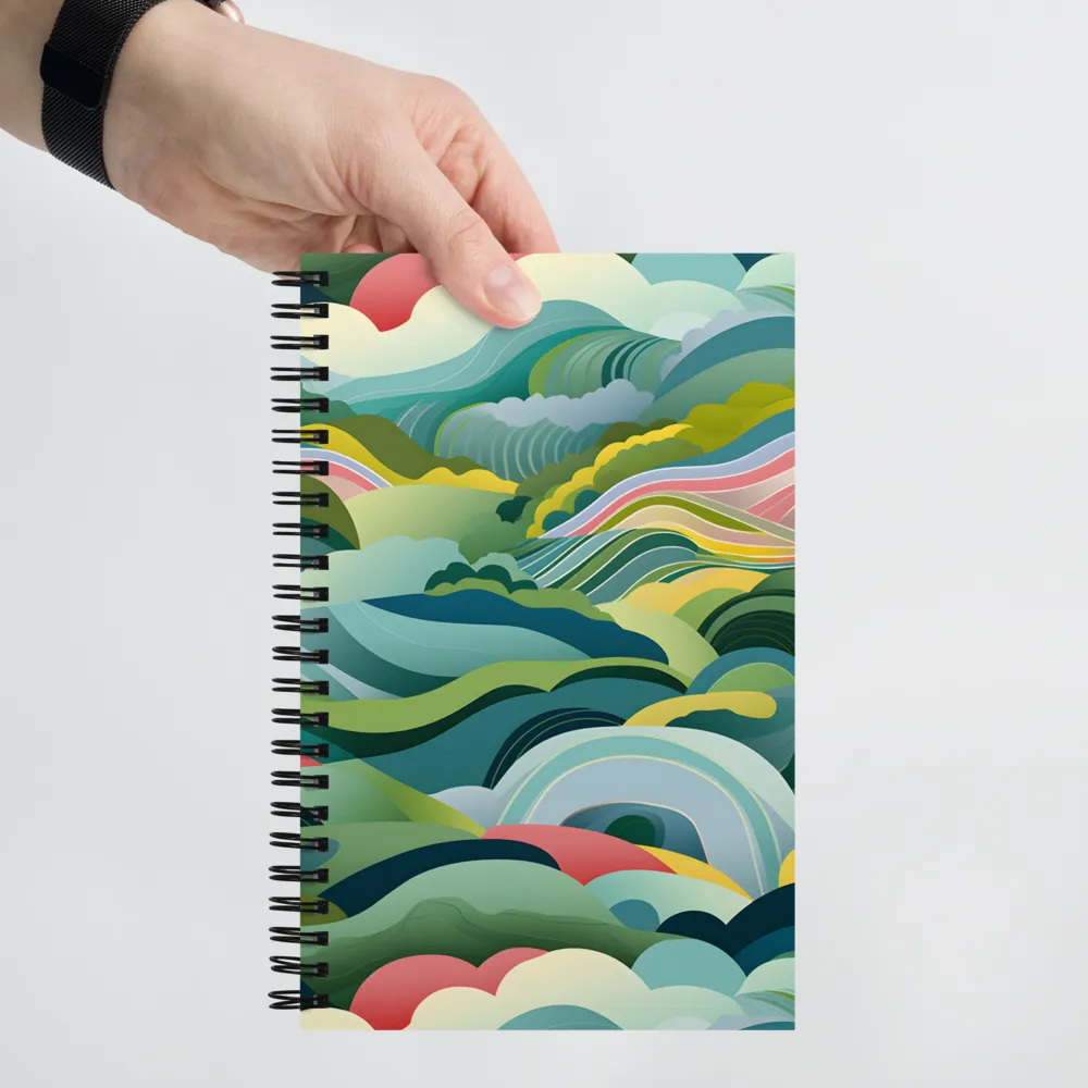 Waves of Serenity | Spiral Notebook