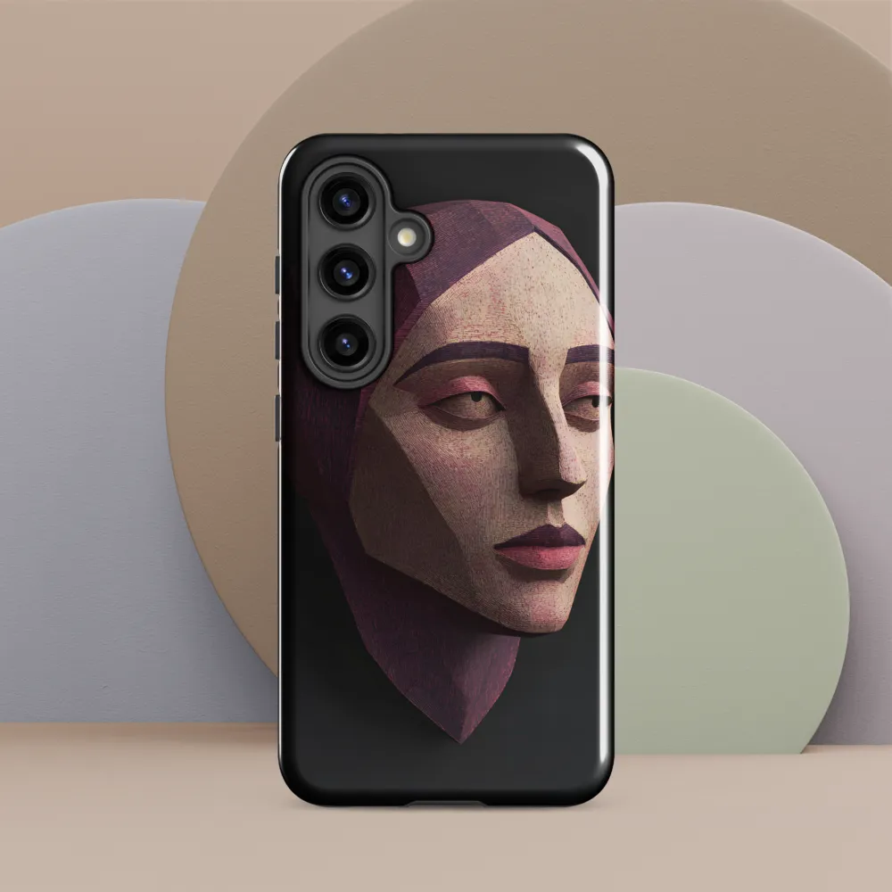 Geometric Elegance: A Contemporary Portrait