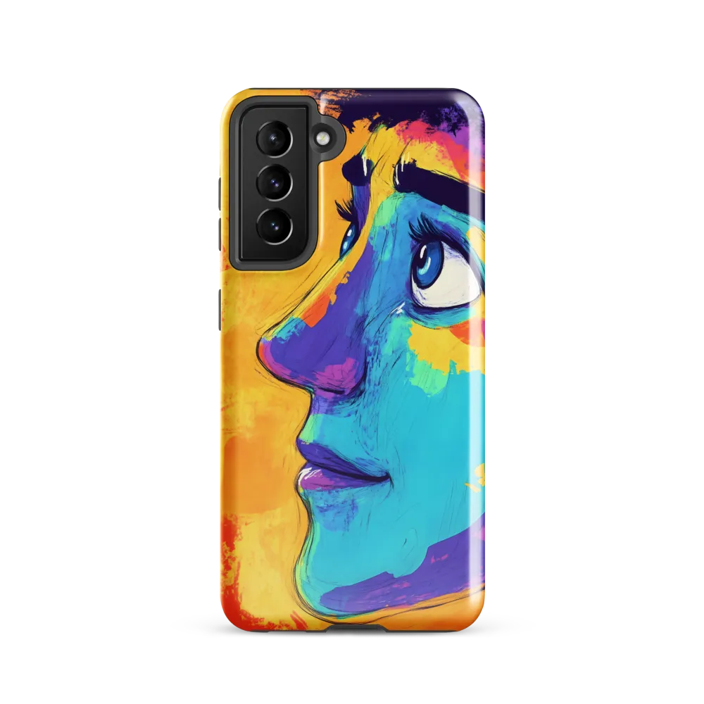 Whispers of Curiosity | Phone Case |  S21 | Tough Case | Glossy