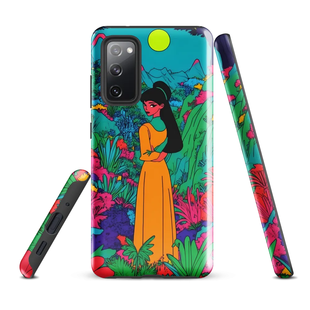 Ethereal Serenity in a Psychedelic Landscape