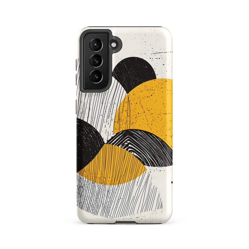 Dynamic Harmony in Black and Yellow