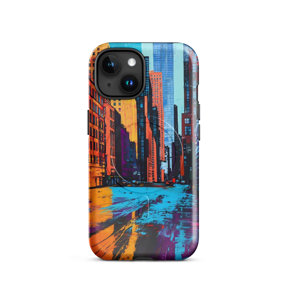 Vibrant Urban Horizons | Phone Case |  15 | MagSafe® Tough Case | Glossy