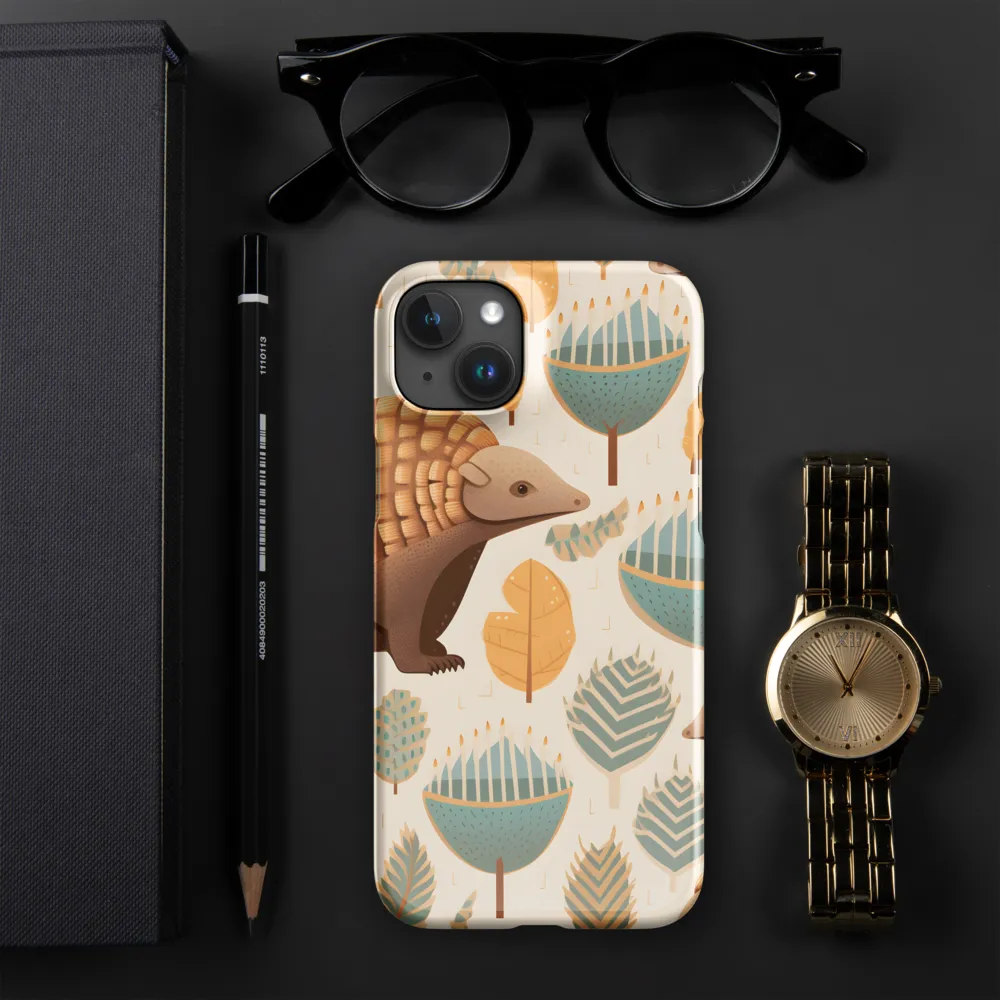 Pangolins in a Whimsical Habitat