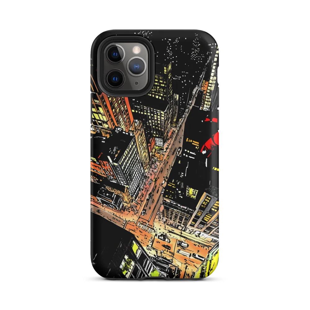 Urban Nightscape: A Bird's-eye View