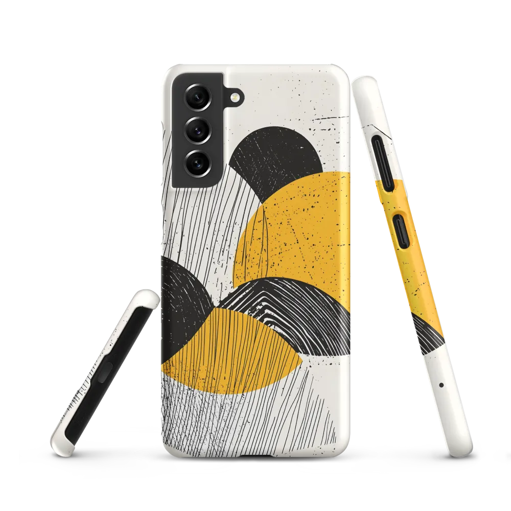 Dynamic Harmony in Black and Yellow
