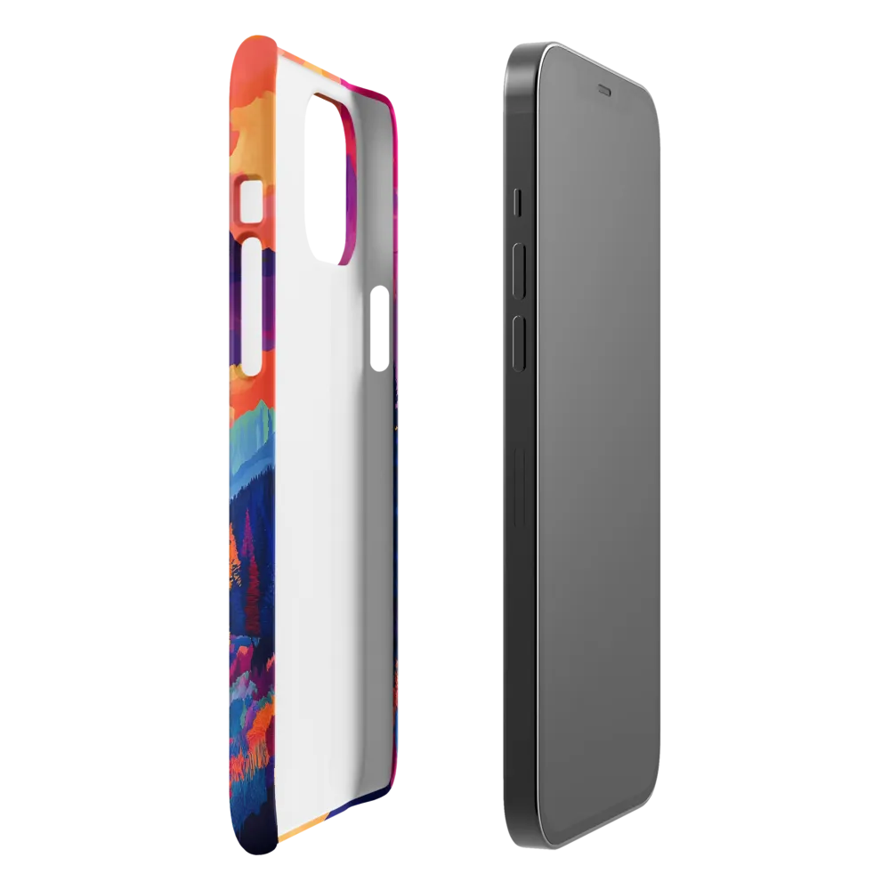 Radiant Serenity: A Surreal Landscape | Phone Case |  12 Pro Max | Snap Case | Matte