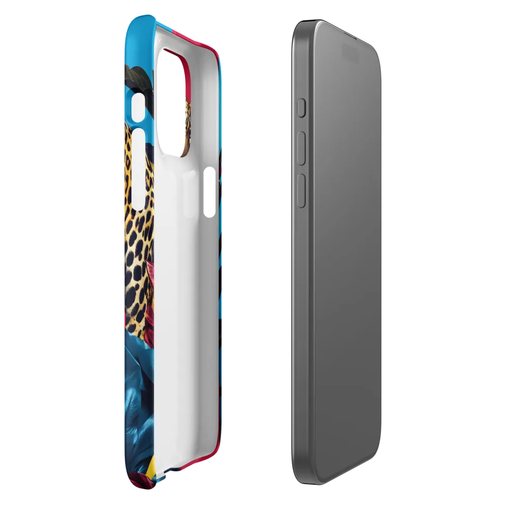 Playful Leopard in Vibrant Paradise