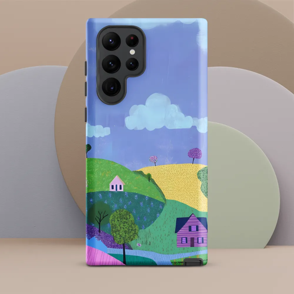 Whimsical Hills and Quaint Homes
