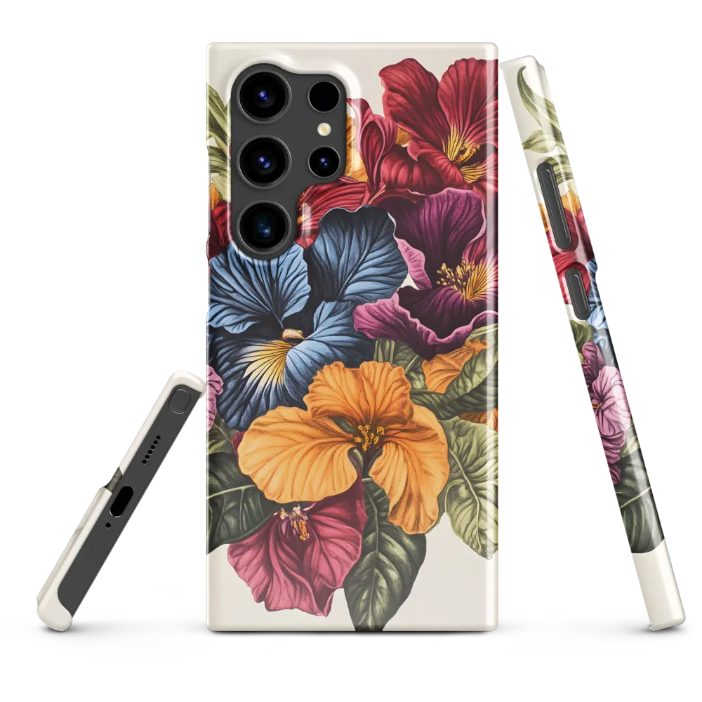 Floral Symphony in Color | Phone Case |  S24 Ultra | Snap Case | Glossy