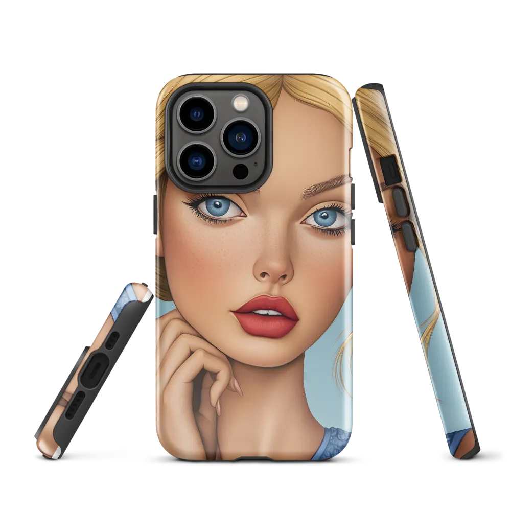 Serenity in Blue | Phone Case |  13 Pro | Tough Case | Glossy