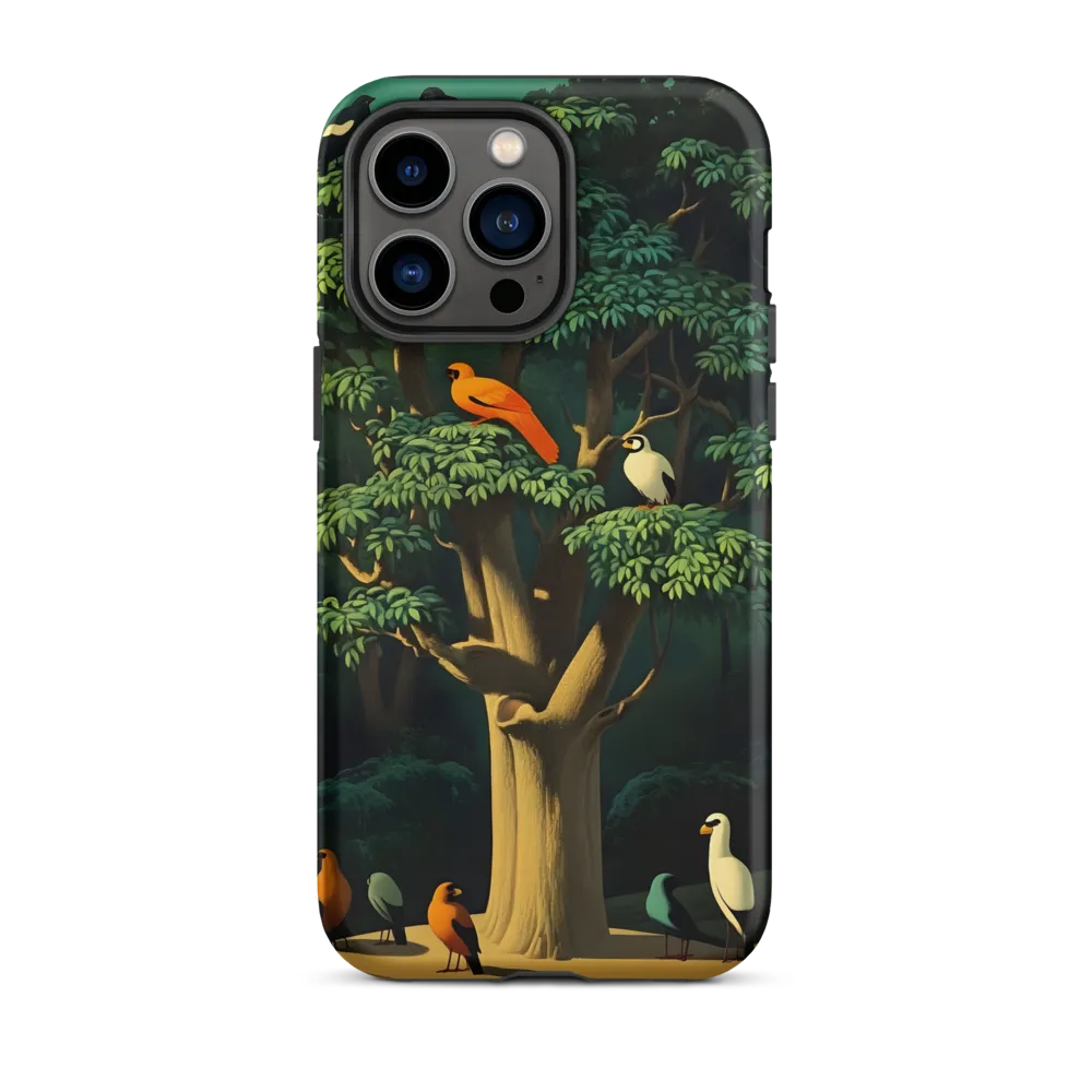 Harmony in Color: A Surreal Bird Symphony