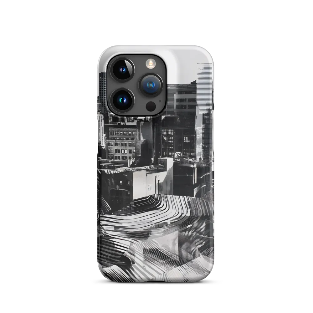 Urban Rhythm in Black and White | Phone Case |  15 Pro | Snap Case | Matte