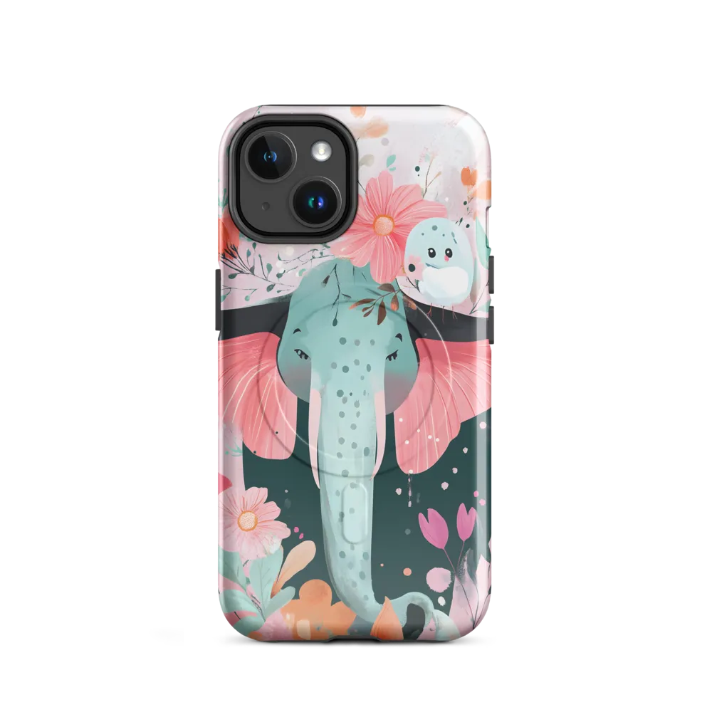 Whimsical Elephant in Bloom