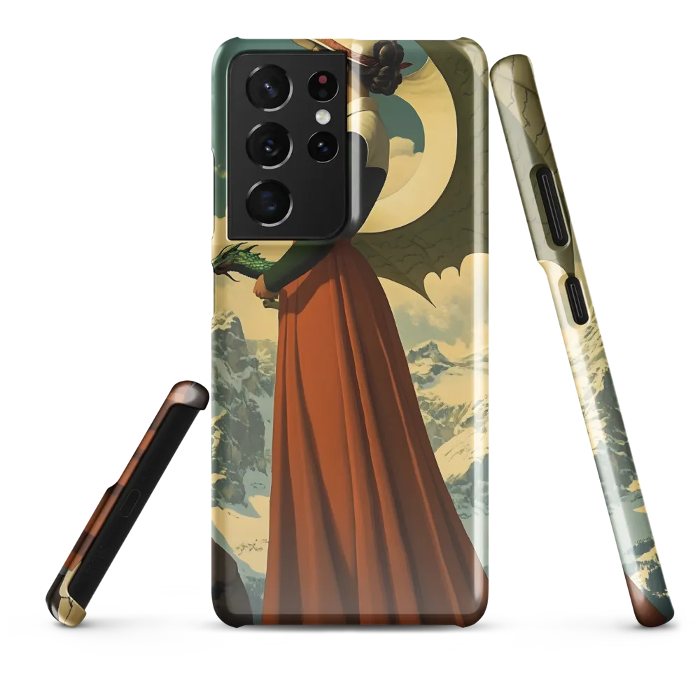 Mystic Harmony: The Dragon Keeper | Phone Case |  S21 Ultra | Snap Case | Glossy