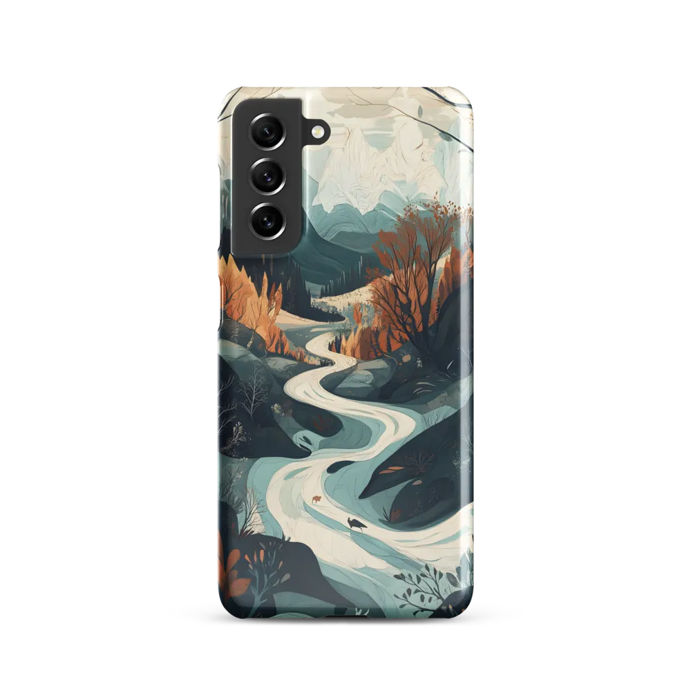 Winding Serenity: A Digital Landscape