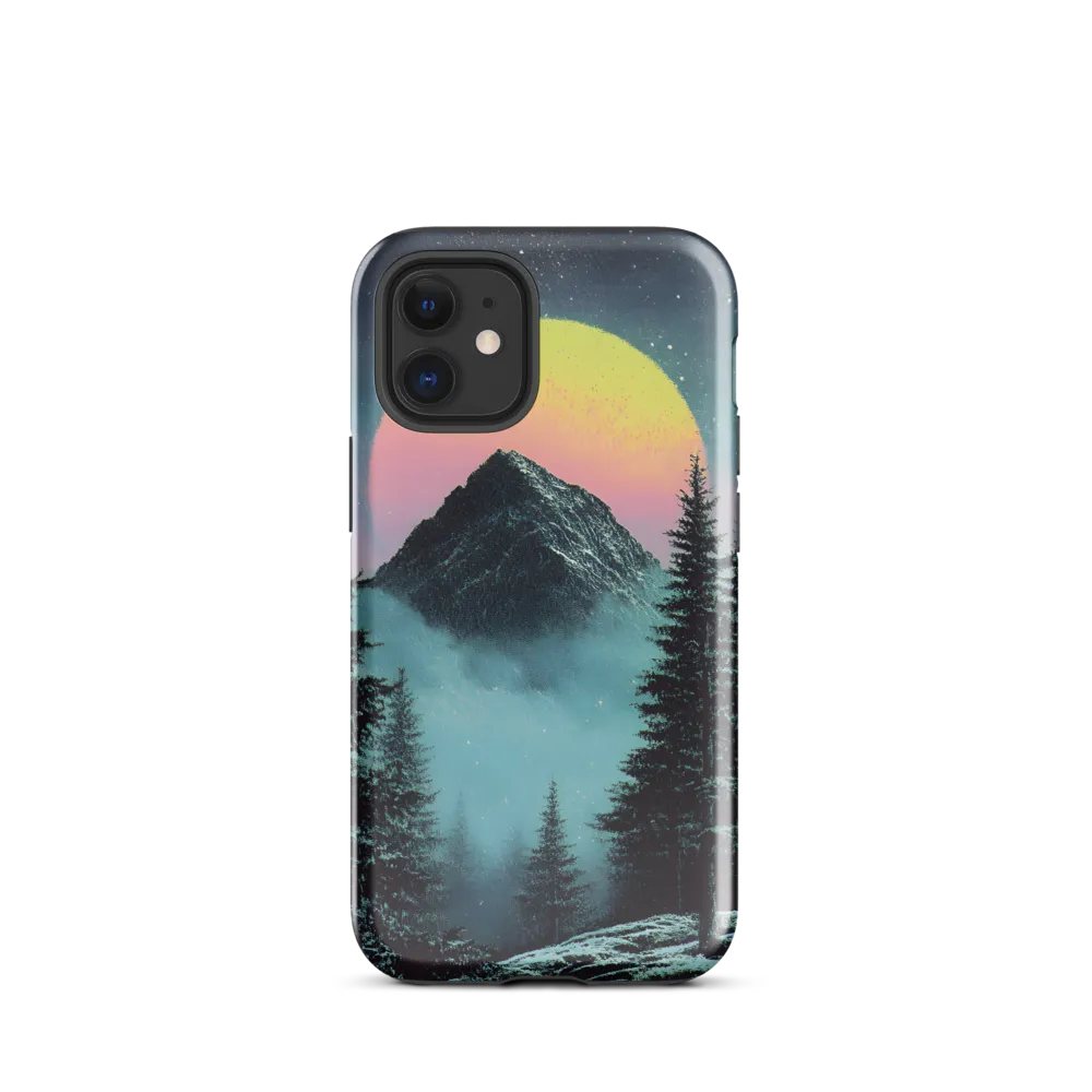 Ethereal Peaks Under Celestial Lights