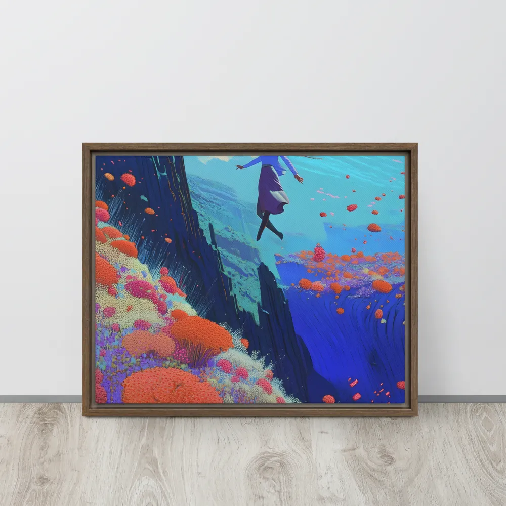 Whispers of Freedom | Canvas with Brown Frame | 16″×20″