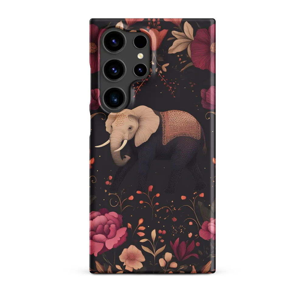 Whispers of the Wild: Elephants and Blooms
