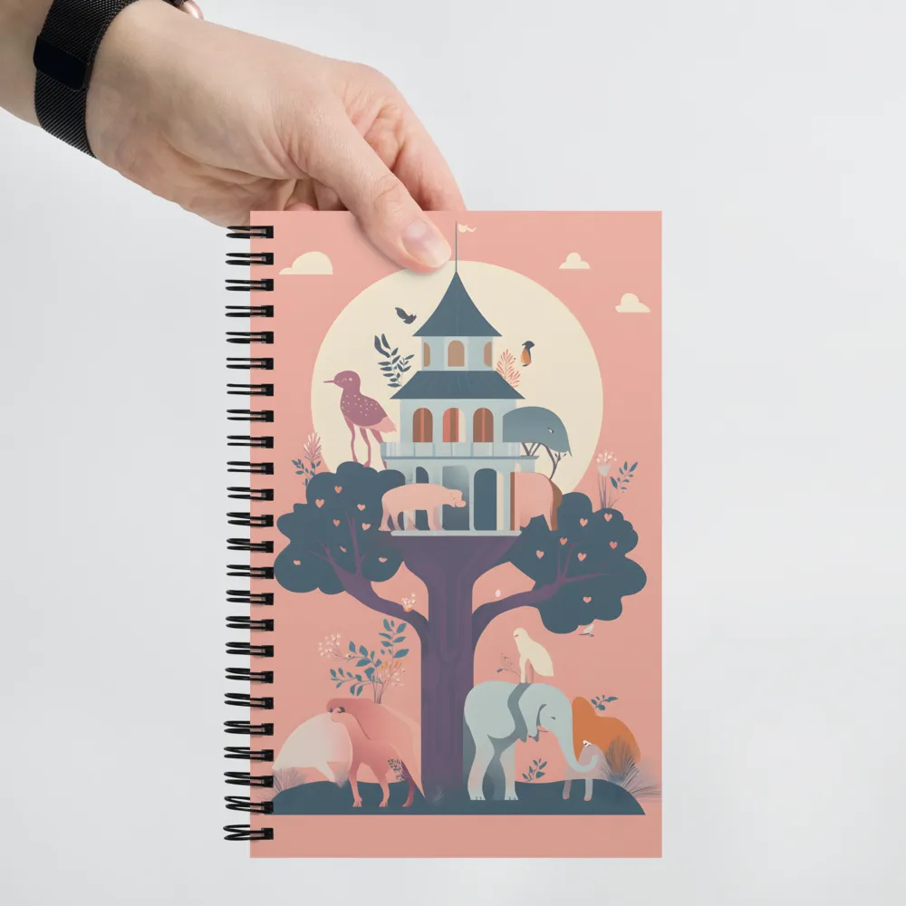 Whimsy Among the Trees | Spiral Notebook