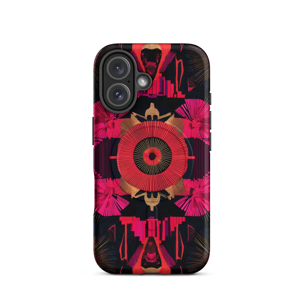 Dynamic Geometric Symphony | Phone Case |  16 | MagSafe® Tough Case | Matte