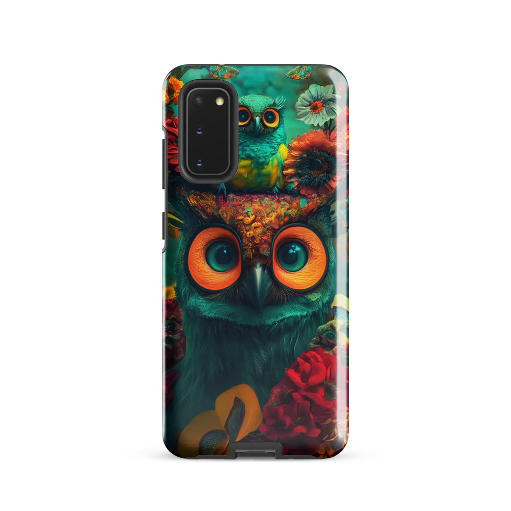 Majestic Harmony: The Floral Owl