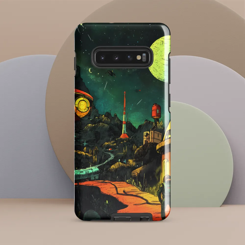 Cosmic Exploration: The Silent Journey | Phone Case |  S10 Plus | Tough Case | Glossy